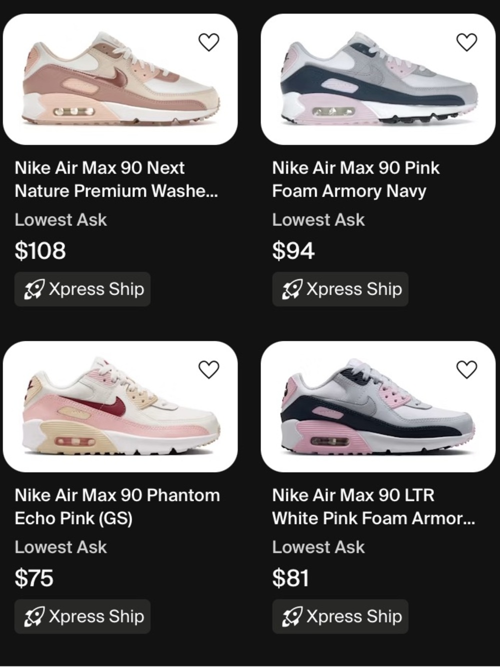 Nike Air Max 90 White Pink Sneakers Women's Sz 8 - Picture 14 of 14